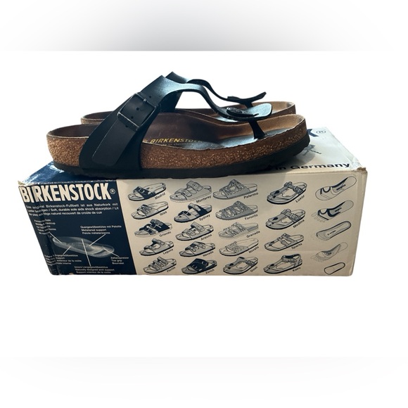 Birkenstock Gizeh Biko-Flor Black Thong Sandals. Size EU 36/ US 5-5.5. - Picture 16 of 16